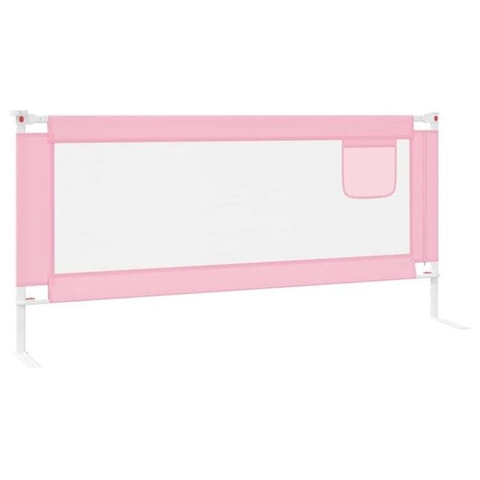 Bettschutzgitter 200x25 cm, Rosa - 33% Rabatt