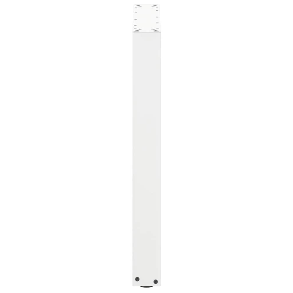 Tischbeine 2er Set U-Form 70x(72-73) cm Stahl Weiß - 34% Rabatt