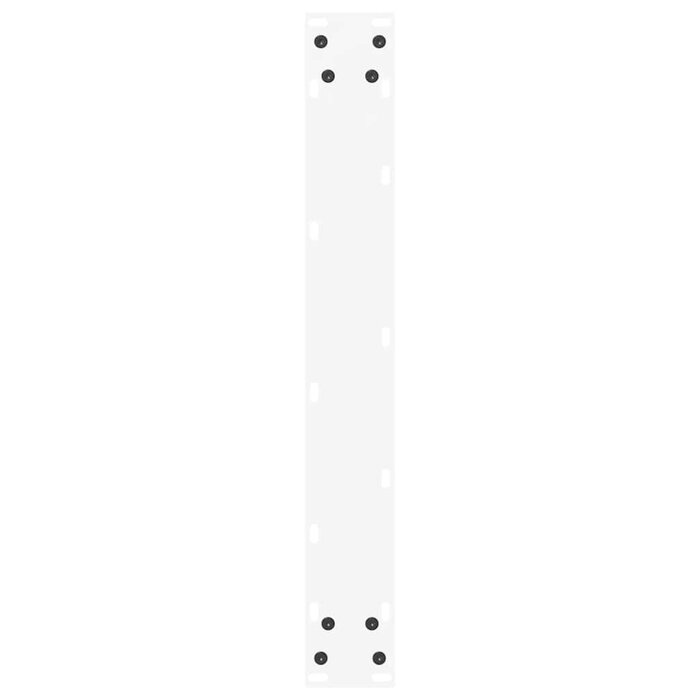 Tischbeine 2er Set U-Form 70x(72-73) cm Stahl Weiß - 34% Rabatt