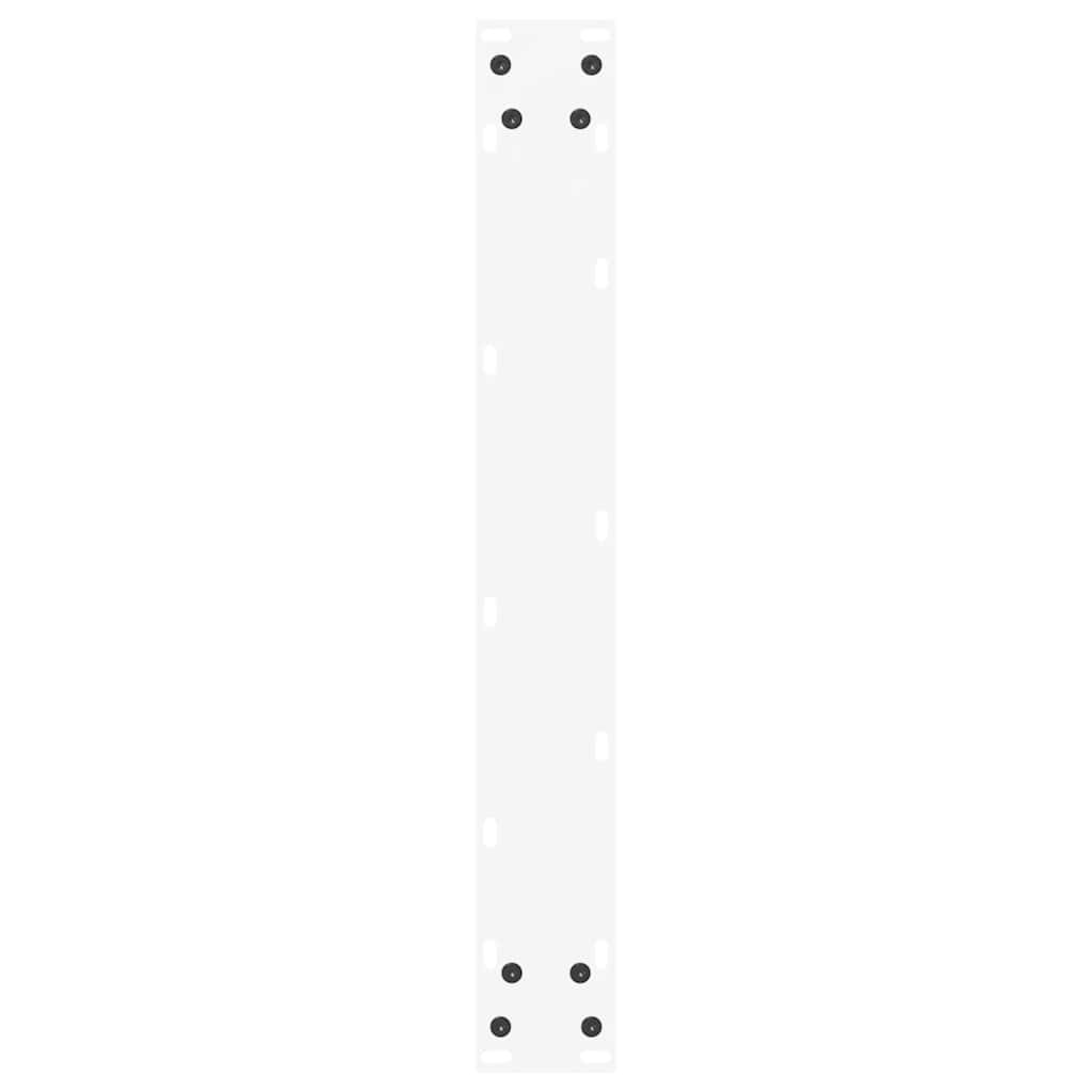 Tischbeine 2er Set U-Form 70x(72-73) cm Stahl Weiß - 34% Rabatt