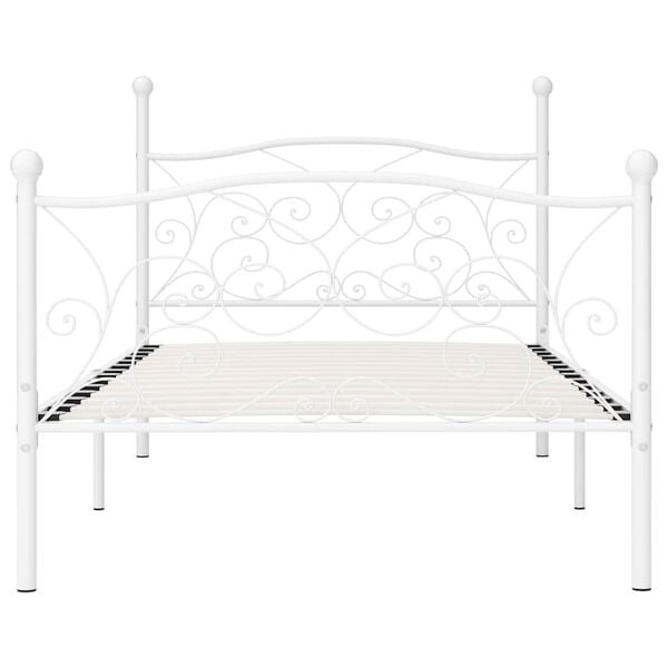 Vidaxl Metallbettgestell 90x200 cm Weiß - 34% Rabatt auf das Einzelstück