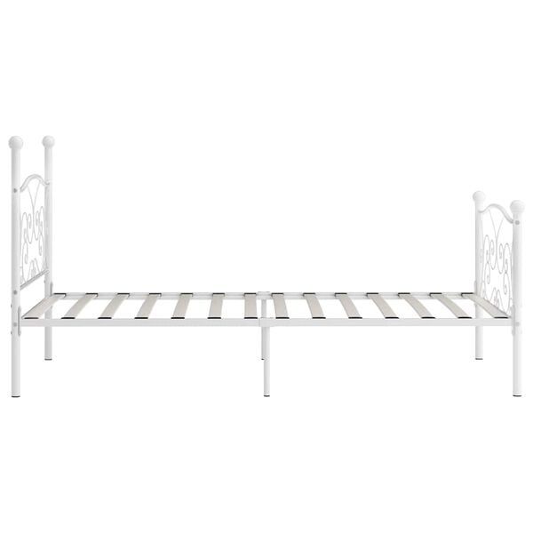Vidaxl Metallbettgestell 90x200 cm Weiß - 34% Rabatt auf das Einzelstück