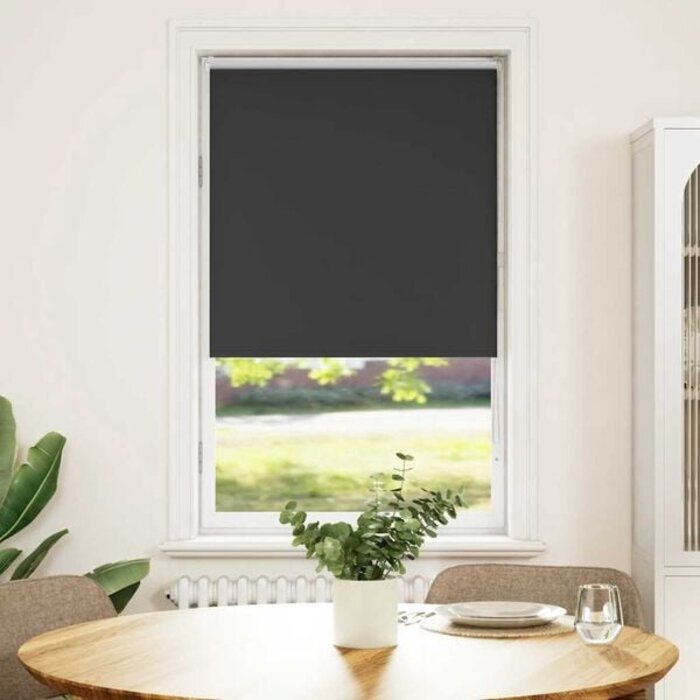 Vidaxl Verdunkelungsrollo 70x150 cm Schwarz - 30% Rabatt