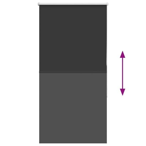 Vidaxl Verdunkelungsrollo 70x150 cm Schwarz - 30% Rabatt