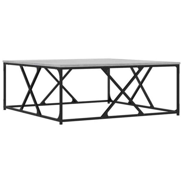 Vidaxl Couchtisch 100x100 cm in Grau-Sonoma-Eiche - 35% Rabatt