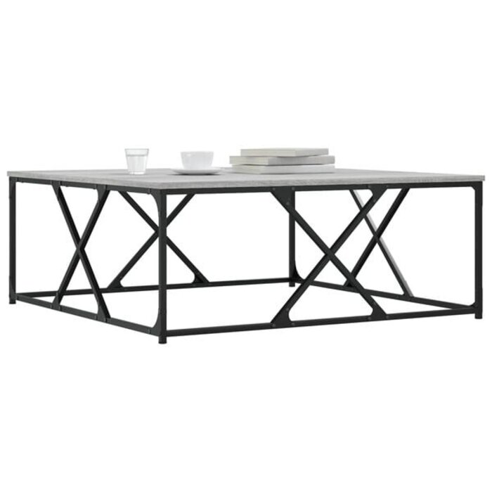 Vidaxl Couchtisch 100x100 cm in Grau-Sonoma-Eiche - 35% Rabatt