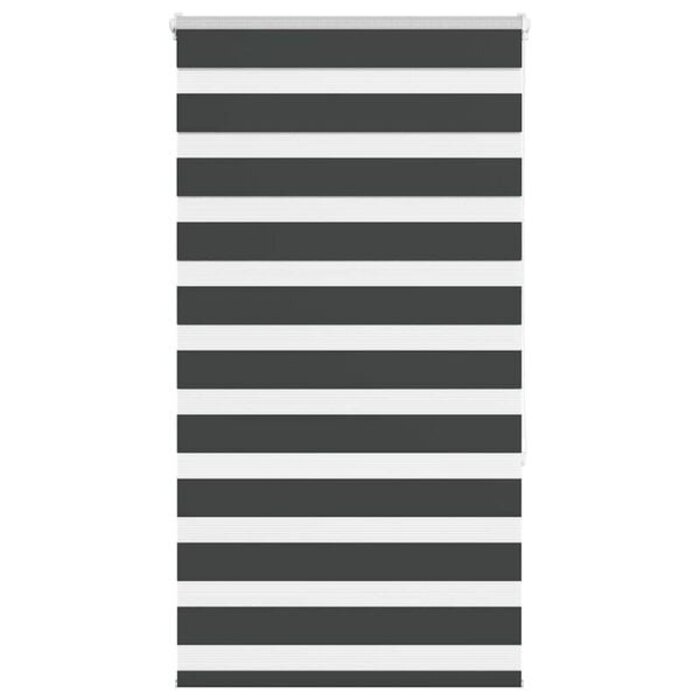 Doppelrollo Zebra 75x150 cm Schwarz - 26% Rabatt