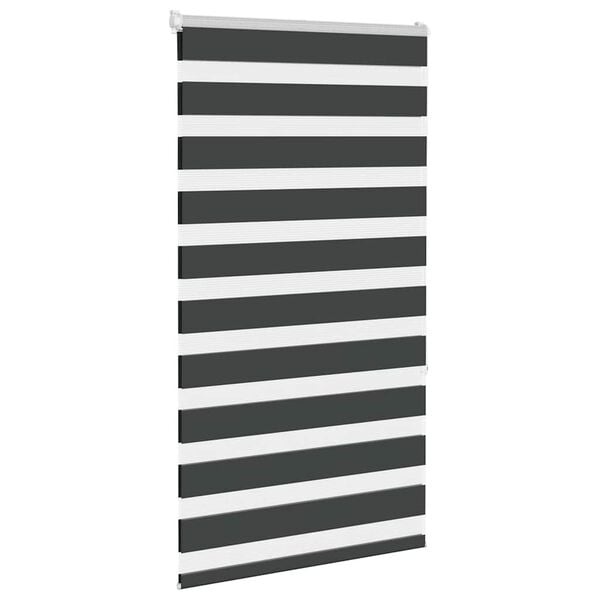 Doppelrollo Zebra 75x150 cm Schwarz - 26% Rabatt