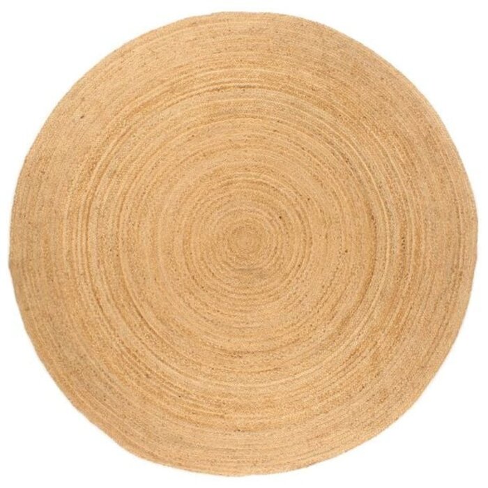 Vidaxl Runder Jute-Teppich 180 cm Natur - 34% Rabatt