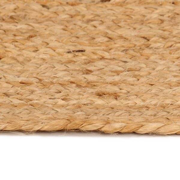 Vidaxl Runder Jute-Teppich 180 cm Natur - 34% Rabatt