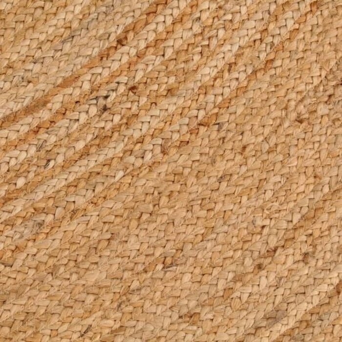 Vidaxl Runder Jute-Teppich 180 cm Natur - 34% Rabatt