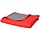 Wendedecke 220x240 cm Rot/Grau - 31% Rabatt