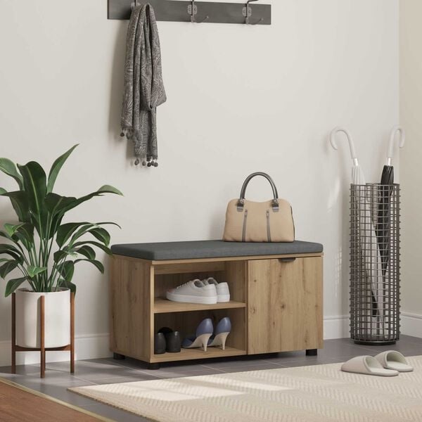 Flurbank mit Polster Artisan Eiche 80cm - 29% Rabatt