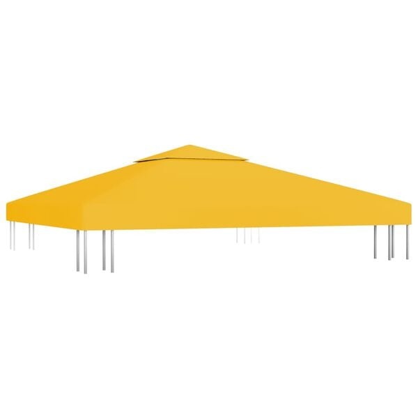 Pavillondach 3x3 m Gelb 2-stufig - 32% Rabatt