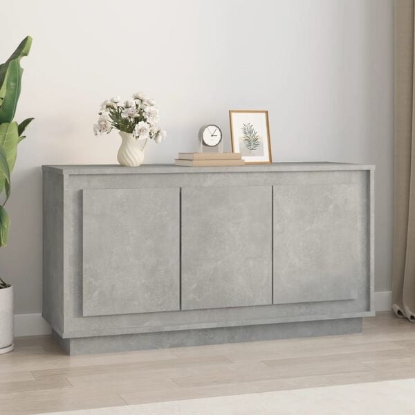 Sideboard in Betongrau 102x35x55 cm - 34% Rabatt auf dieses Einzelstück
