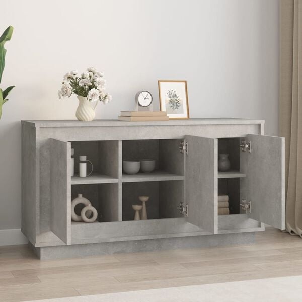 Sideboard in Betongrau 102x35x55 cm - 34% Rabatt auf dieses Einzelstück