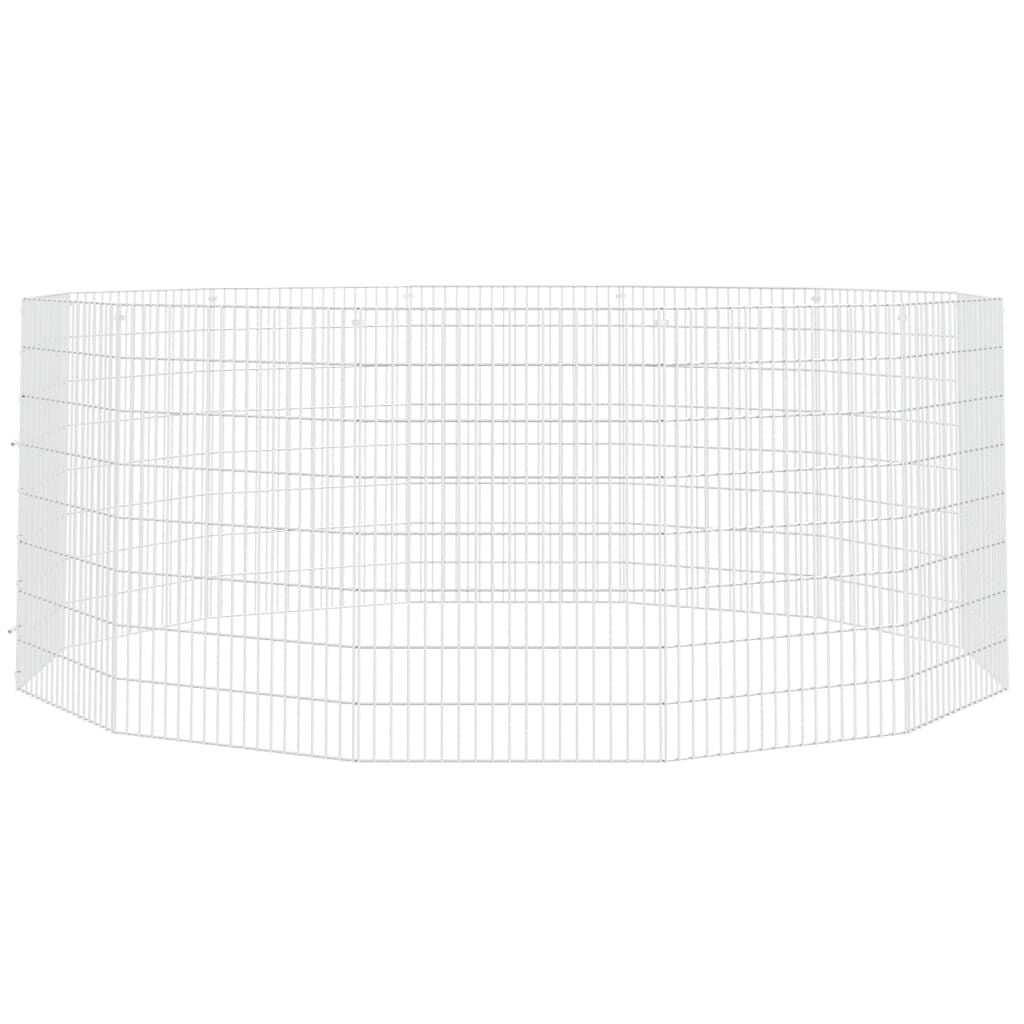 Vidaxl Freilaufgehege für Kleintiere, 12 Paneele, 54x80 cm - 33% Rabatt