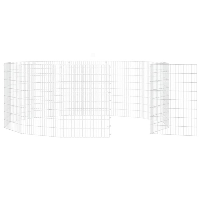 Vidaxl Freilaufgehege für Kleintiere, 12 Paneele, 54x80 cm - 33% Rabatt