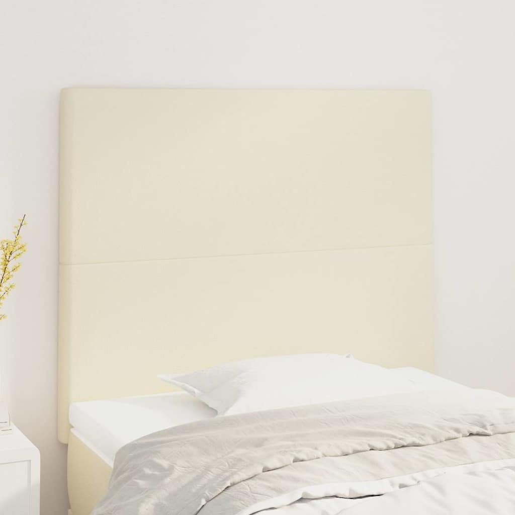 Vidaxl Kopfteil für Bett 90x118/128 cm Kunstleder Creme - 33% Rabatt