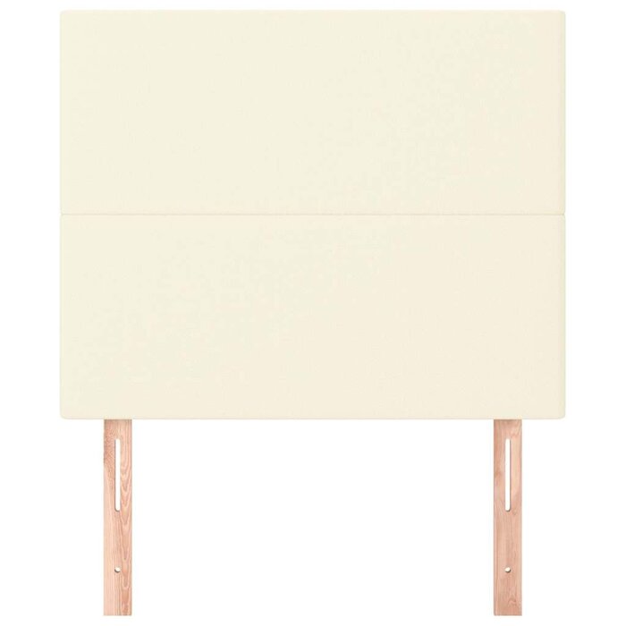 Vidaxl Kopfteil für Bett 90x118/128 cm Kunstleder Creme - 33% Rabatt
