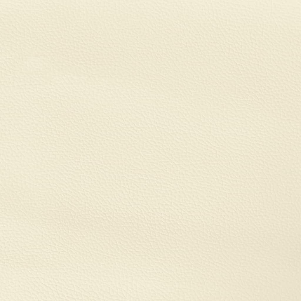 Vidaxl Kopfteil für Bett 90x118/128 cm Kunstleder Creme - 33% Rabatt