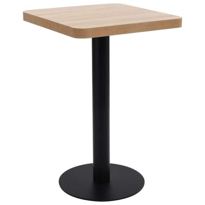 Vidaxl Kompakter Bistrotisch 50x50 cm, Hellbraun - 38% Rabatt