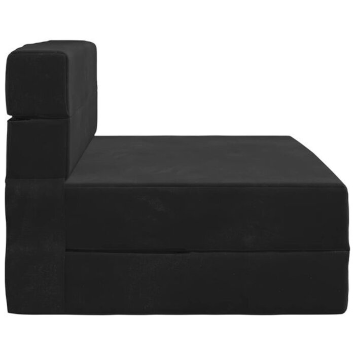 Klappbares Schlafsofa Schwarz 100x80x60cm - 35% Rabatt