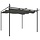 Pergola mit schiebbarem Dach 295x292x230 cm Anthrazit - 30% Rabatt