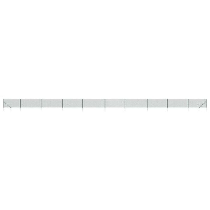 Maschendrahtzaun 0,8 x 25 m Grün - 35% Rabatt
