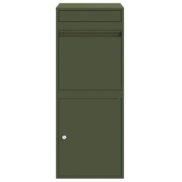 Paketbriefkasten olivgrün 41x38x103cm - 35% Rabatt