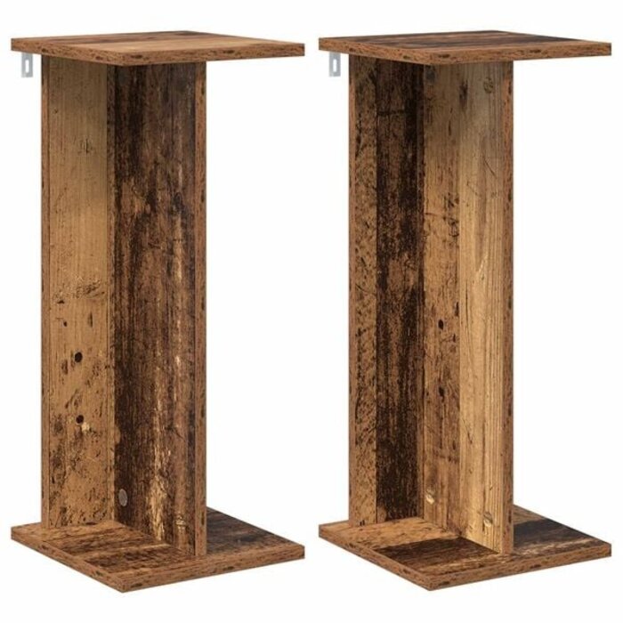 Vidaxl 2er Set Pflanzenständer Holzoptik 25x25,5x60,5cm Gr. M - 32% Rabatt