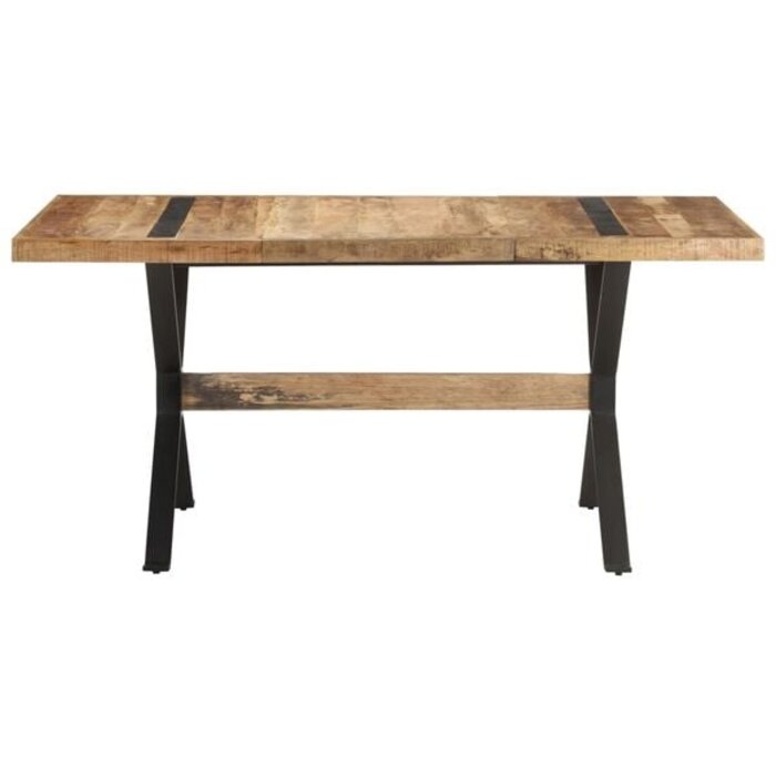 Industrial Esstisch aus Mangoholz 160x80cm - 35% Rabatt