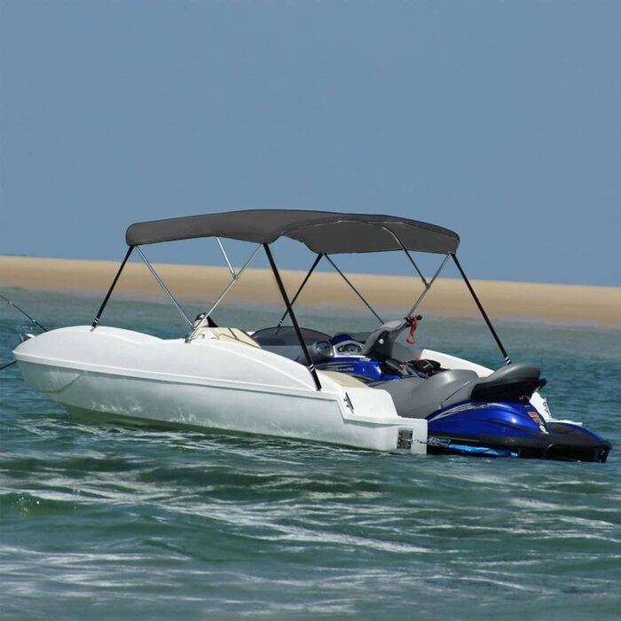 3-Bügel Bimini-Verdeck Anthrazit 183x180x137 cm - 35% Rabatt