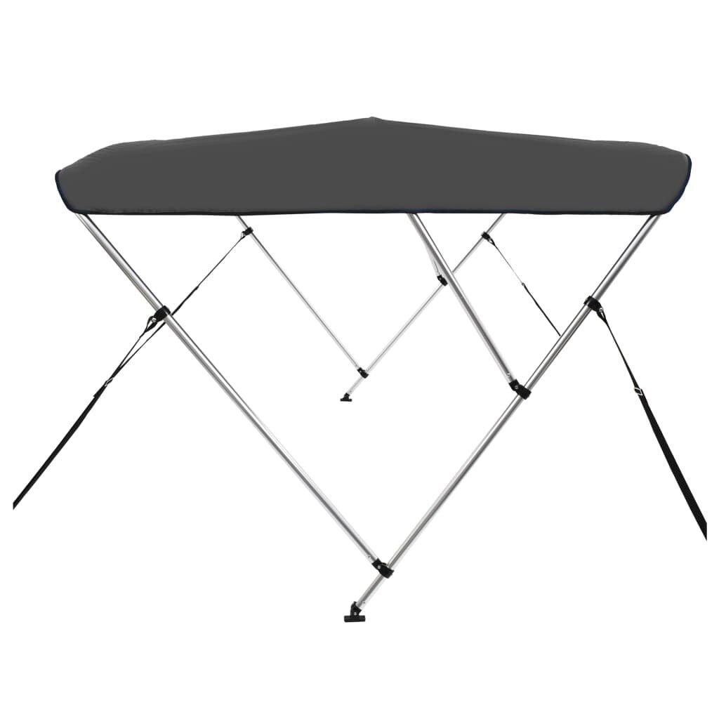 3-Bügel Bimini-Verdeck Anthrazit 183x180x137 cm - 35% Rabatt