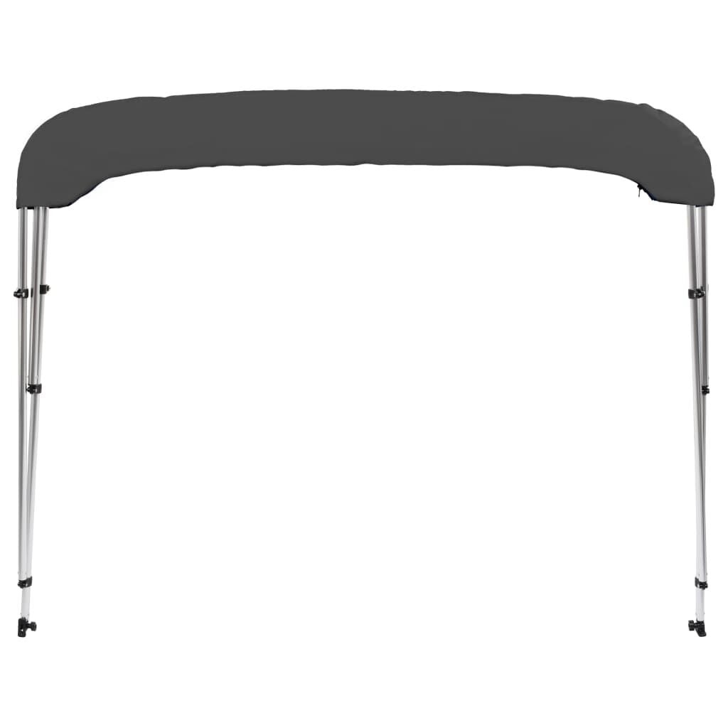 3-Bügel Bimini-Verdeck Anthrazit 183x180x137 cm - 35% Rabatt