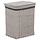 Wäschekorb aus Weidengeflecht, Weiß, 43x34x57,5cm - 34% Rabatt