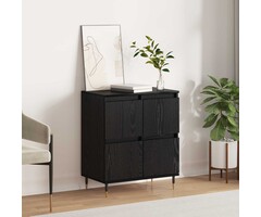Vidaxl Sideboard in Schwarz-Eiche, 60 x 35 x 70 cm - 34% Rabatt