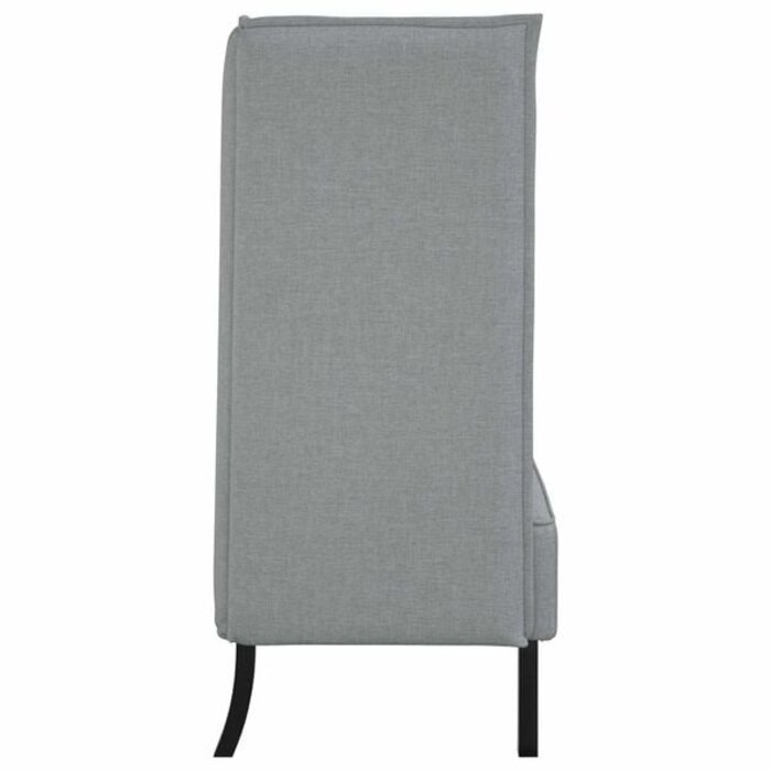 Vidaxl Hochlehner Sofa 2-Sitzer Lichtgrau - 101 cm - 35% Rabatt