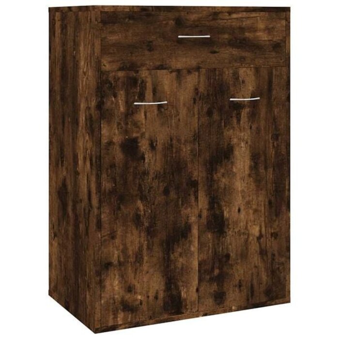 Vidaxl Schuhschrank in Räuchereiche 60x35x84 cm - 34% Rabatt