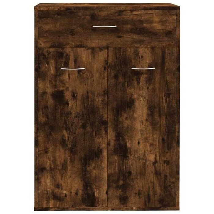 Vidaxl Schuhschrank in Räuchereiche 60x35x84 cm - 34% Rabatt