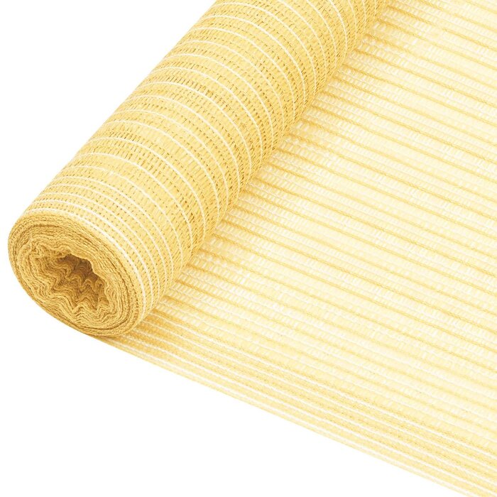 Vidaxl Sichtschutznetz HDPE 2x10m Beige - 32% Rabatt - Garten Balkon Sichtschutz