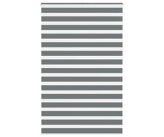 Vidaxl Doppelrollo Zebra 150x230 cm, Grau, Größe L - 33% Rabatt