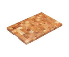 Vidaxl Massiver Hackblock Akazienholz 60x40cm - 33% Rabatt