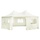 Partyzeltersatzplane 6 x 4,4 x 3,3 m Crème - 29% Rabatt