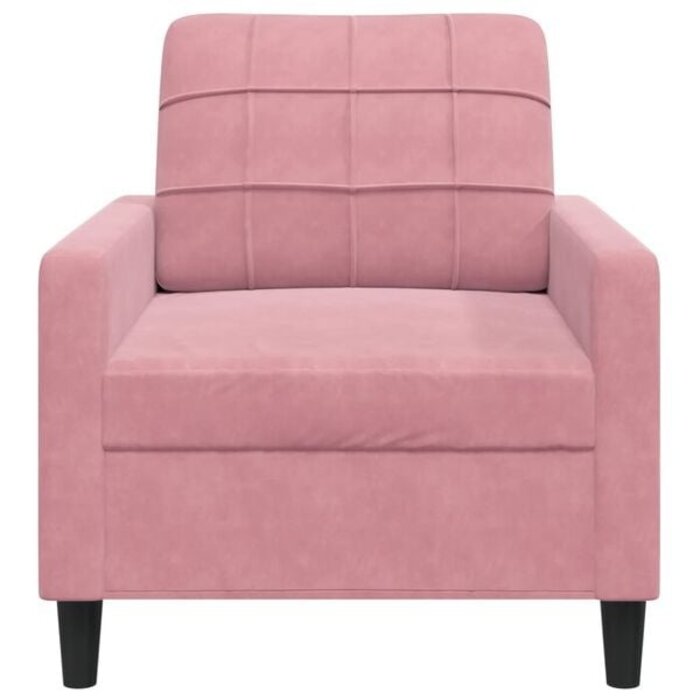 Vidaxl Samtsessel 60 cm in Rosa - 30% Rabatt - Unbenutzt