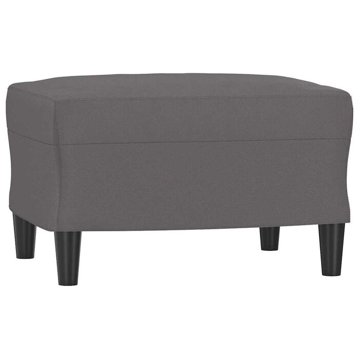 Vidaxl Eleganter Fußhocker in Grau - 60x50x41 cm - 32% Rabatt