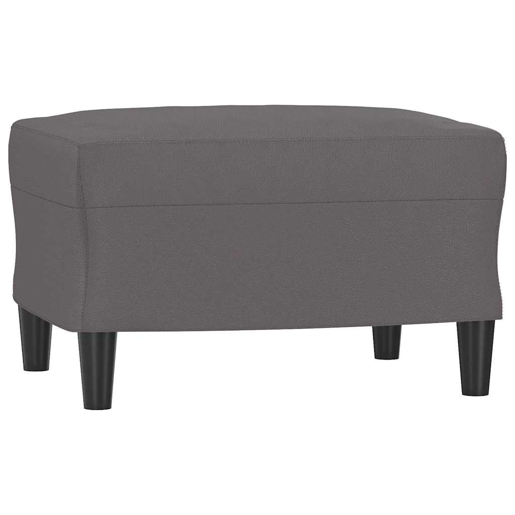 Vidaxl Eleganter Fußhocker in Grau - 60x50x41 cm - 32% Rabatt