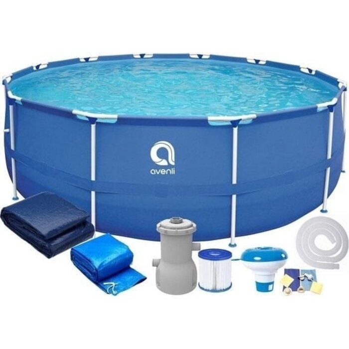 Viking Choice Rundes Aufstellpool Set 366 x 76 cm - 39% Rabatt
