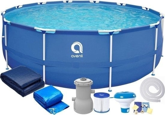 Viking Choice Rundes Aufstellpool Set 366 x 76 cm - 39% Rabatt