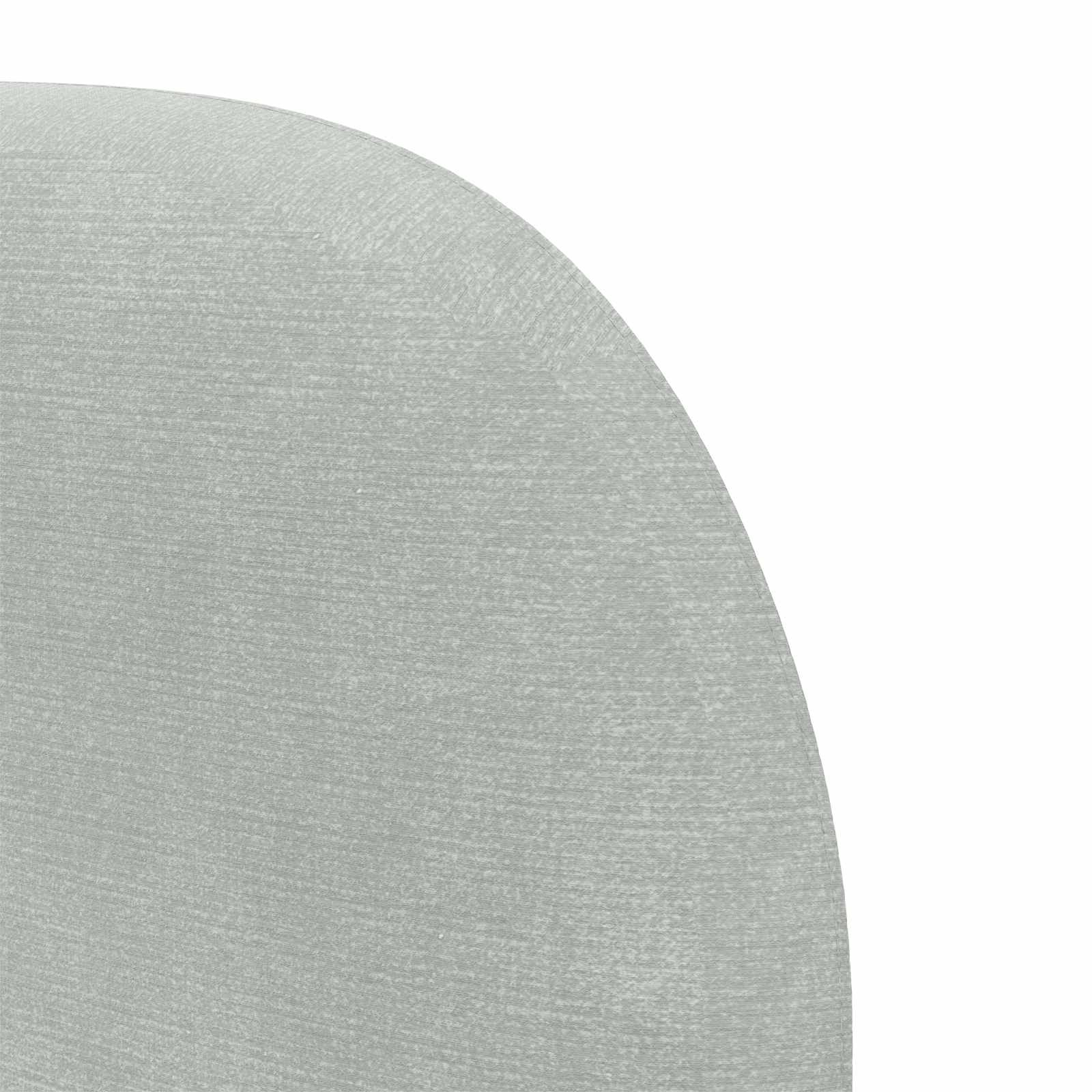 Samt-Kopfteil Ohrenbacken Hellgrau 40x23x6cm - 16% Rabatt